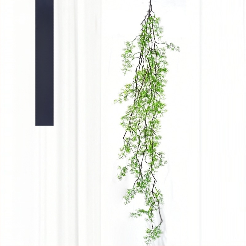 Kézzel készített vasból készült műnövény, lián dekoráció a mennyezetre és a falra, ajándék osztálytársnak