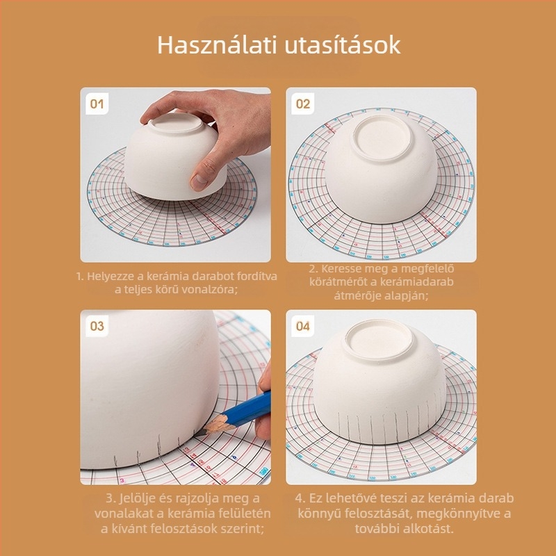 Kerámia körkörös osztó – teljes körű osztóeszköz, többfunkciós osztó és rajz mérő