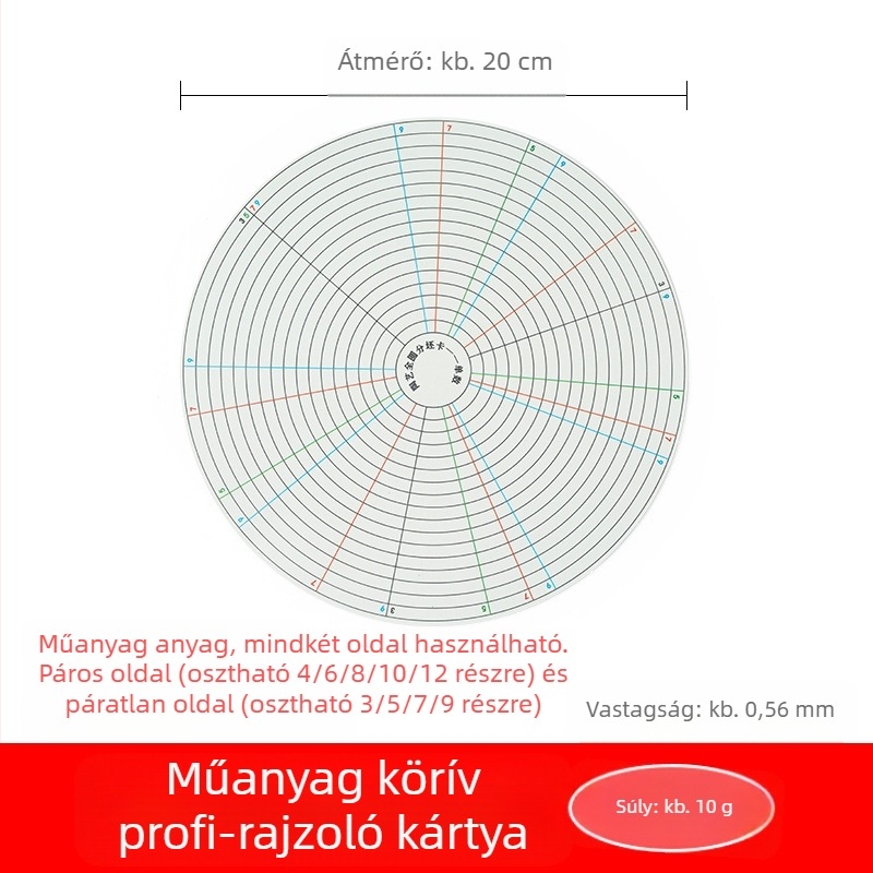 Kerámia körkörös osztó – teljes körű osztóeszköz, többfunkciós osztó és rajz mérő