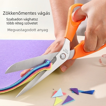 Rozsdamentes acél szabókéső ergonomikus, erőkímélő markolattal, vágásra anyagok és papír