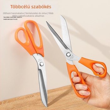 Rozsdamentes acél szabókéső ergonomikus, erőkímélő markolattal, vágásra anyagok és papír