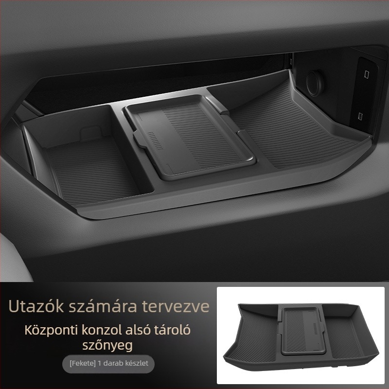Jietu Traveler központi konzol alatti tároló és ajtókarfás tároló doboz – Shanhai T2 belső kiegészítők