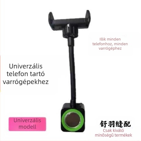 Varrógéphez univerzális mágneses telefontartó — erős szívóerő, 360°-os forgatható, ütésálló
