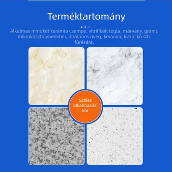 5 darabos készlet száraz fúráshoz, M14 menetű lyukfúróhoz – porcelán felületekhez, gránithez, márványhoz és vitrifikált téglához