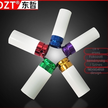 Diókulcs hüvely készlet, 3 db, króm-vanádium acél, fényes krómozás, metrikus szabvány