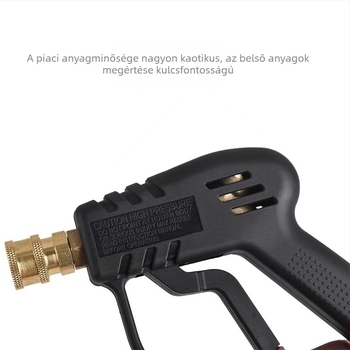 Sárgaréz nagynyomású mosópisztoly LZ-08 – 280 bar, 220 V, tömeg 490 g, áramlás 25 L/min