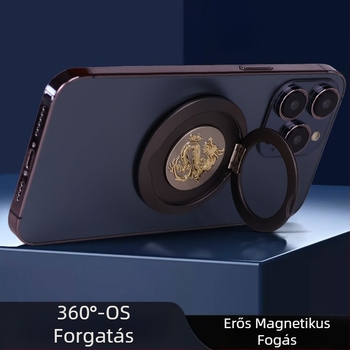Fémes MagSafe-hez készült telefongyűrű-tartó, 360° forgás, MagSafe-kompatibilis