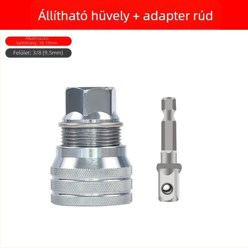 Zhang Chen Univerzális Socket Kés és Többszörös Eszköz Készlet — 45# acél, polírozott krómozott bevonat, típus: Socket Kés