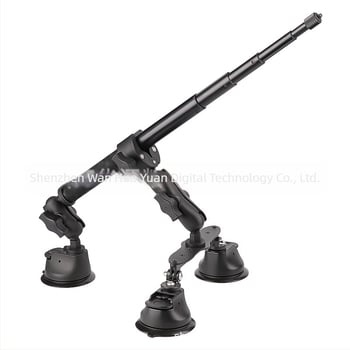 Autós szívófejes tartó selfie stickkel kompatibil Insta360 X3, GoPro és DJI Action — harmadik személyes nézőpont felvétel