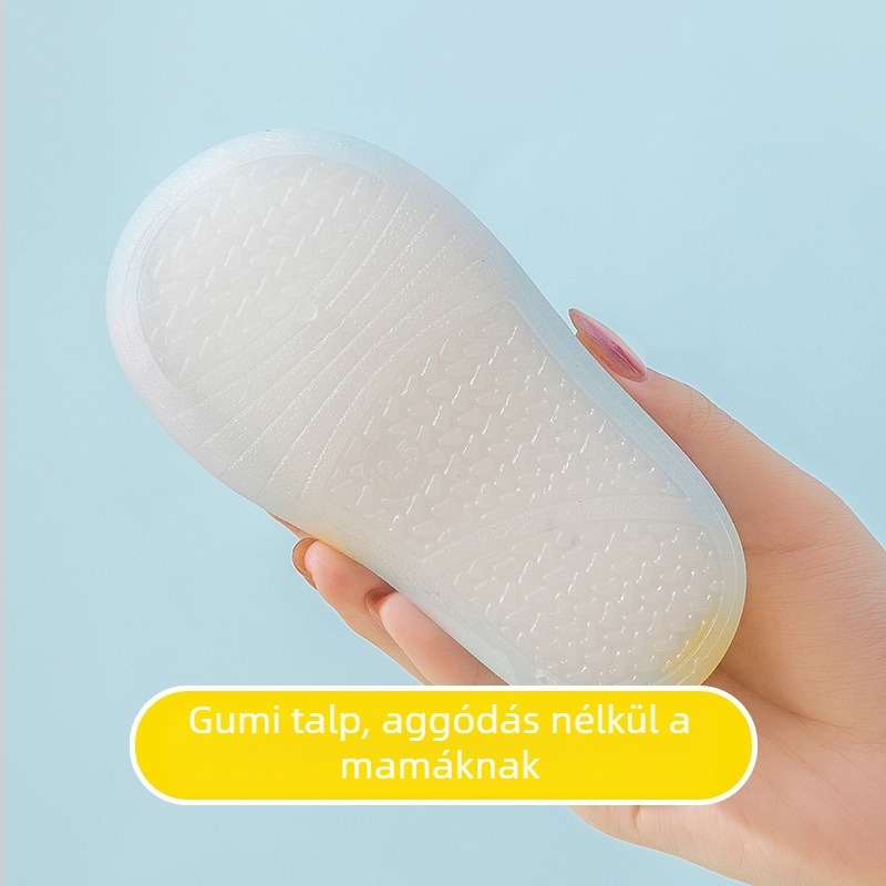 Babacipő kisgyermekeknek – hálós felsőrész, lélegző, Velcro-zárás, alacsony szárú, 12–36 hónapos korosztálynak