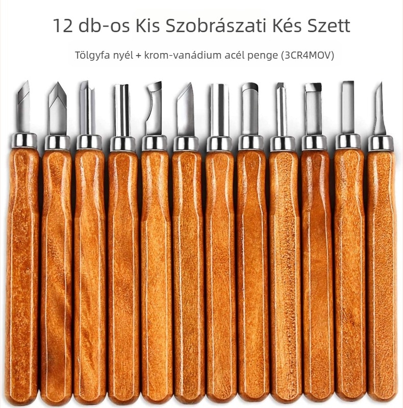 Fa- és faragó készlet – Többfunkciós eszköz fa faragásához és gumi pecsétek gravírozásához