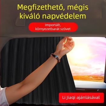 Mágneses autóhátsó ablak árnyékoló függöny, magánélet védelme, hőszigetelés és gyermekek számára