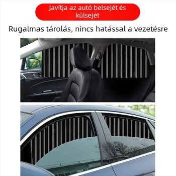 Mágneses autóhátsó ablak árnyékoló függöny, magánélet védelme, hőszigetelés és gyermekek számára