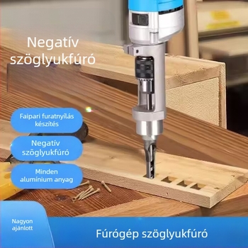 Négyzet alakú lyukkal rendelkező fúró rögzítőállvány kézi és asztali fúrókhoz, átalakítható kézi fúró állvánnyá