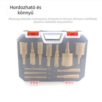 Szárazfúró készlet csempéhez – gránit, márvány, porcelán, vitrifikált csempe és kerámiakő