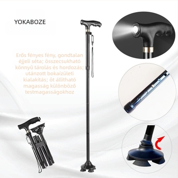 Baozhi túrabot, alumínium ötvözet, kétszakaszos teleszkópos modell, tömeg 400 g