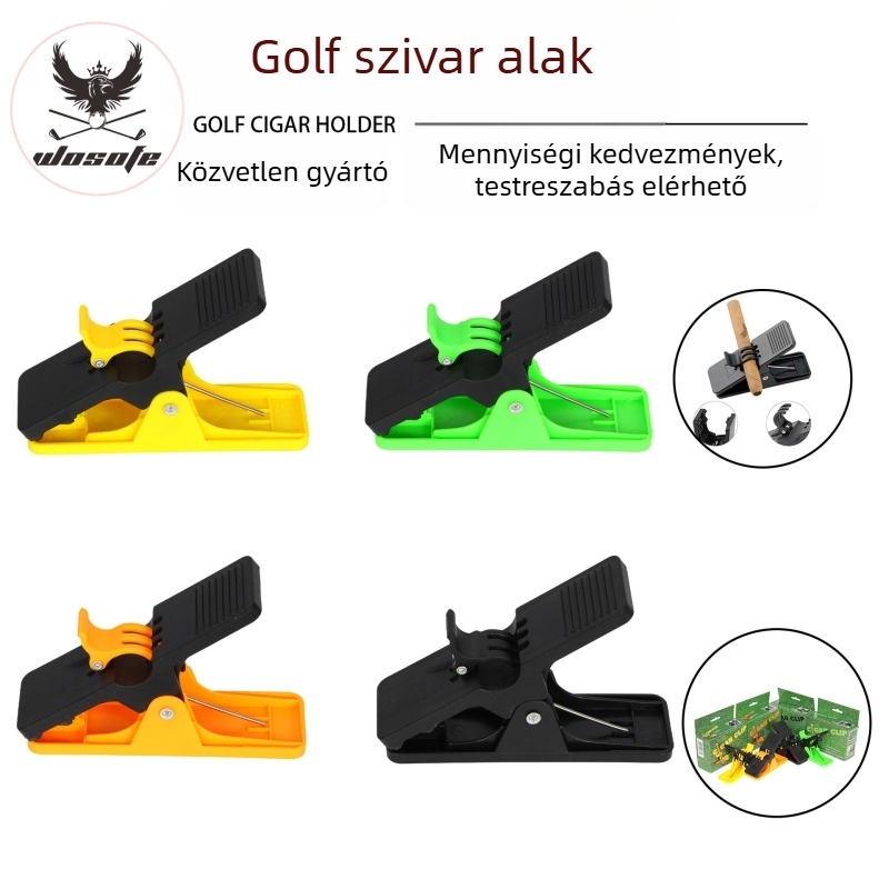 Wosofe golf szivar klipek - ABS anyag, testreszabható logó, golf kiegészítők