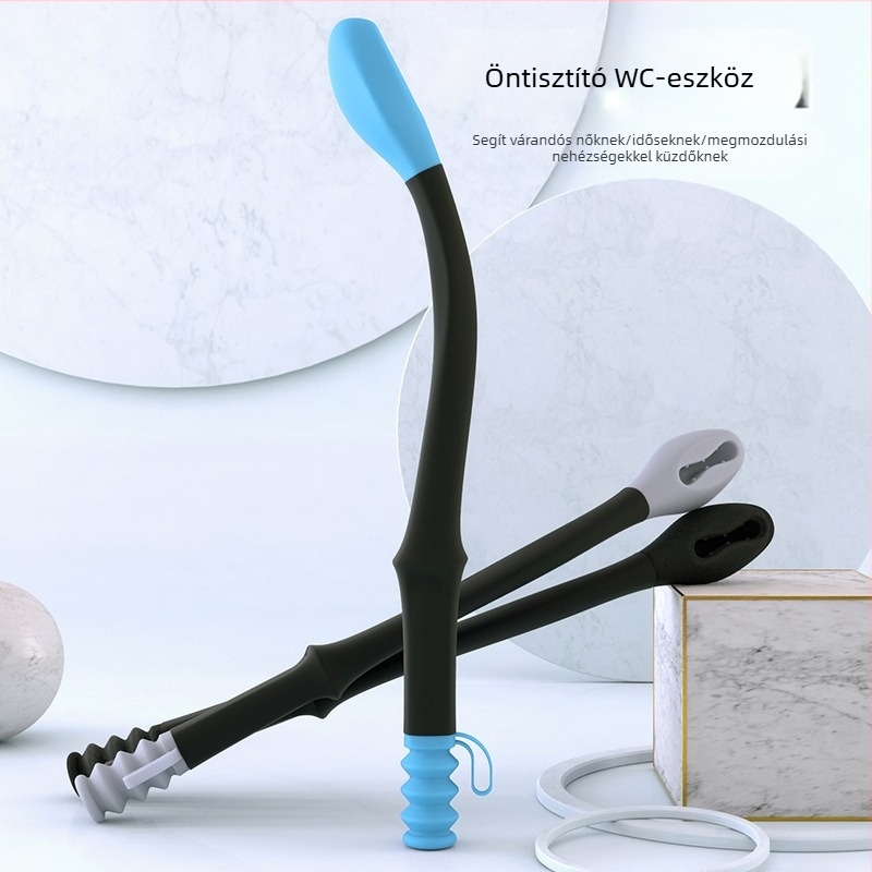 Yu Tai szilikonos segédeszköz a WC tisztításához, modell 25682, csomagolás 100, logó nyomtatva, testreszabható, idősek és fogyatékkal élők számára