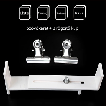 Fa keretes karkötő szövő eszköz — rögzített klipsz, testreszabható, 2024 nyarán bevezetve