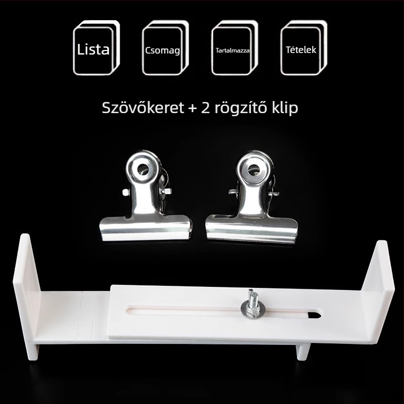 Fa keretes karkötő szövő eszköz — rögzített klipsz, testreszabható, 2024 nyarán bevezetve