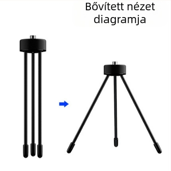 Asztali telefon-tartó háromlábú állvánnyal, univerzális kompatibilitás