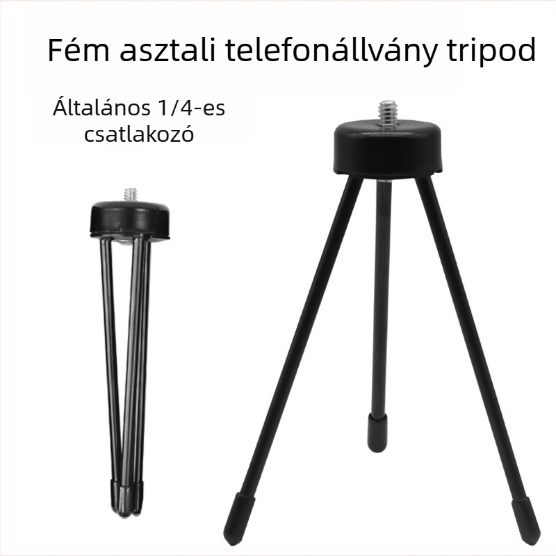 Asztali telefon-tartó háromlábú állvánnyal, univerzális kompatibilitás