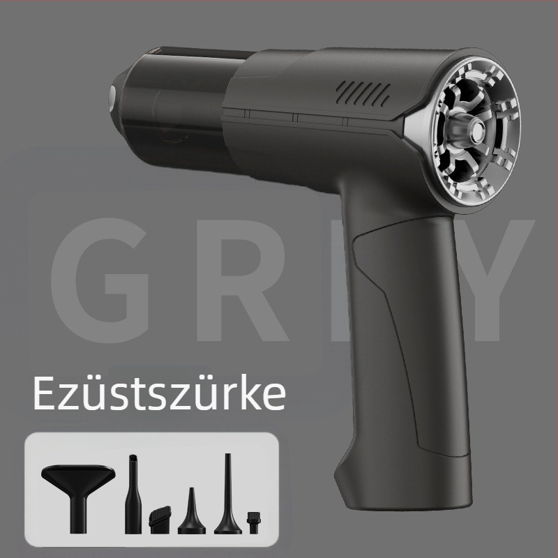 Kézi, vezeték nélküli porszívó autóhoz és otthonra, 16000 Pa, 80 W, 7,4 V, sterilizálás és por tisztítása