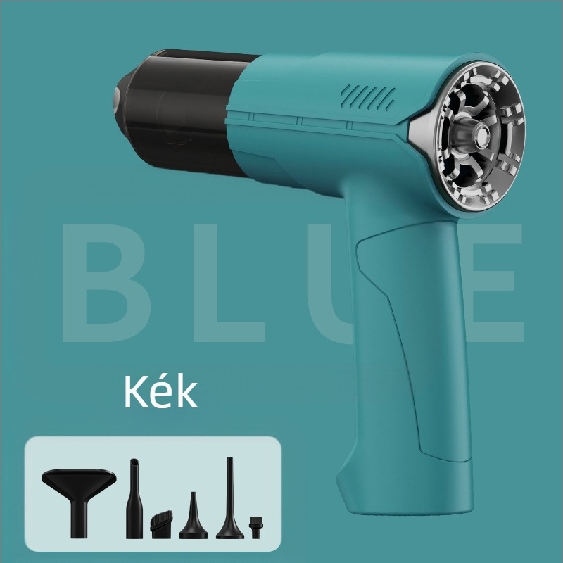 Kézi, vezeték nélküli porszívó autóhoz és otthonra, 16000 Pa, 80 W, 7,4 V, sterilizálás és por tisztítása