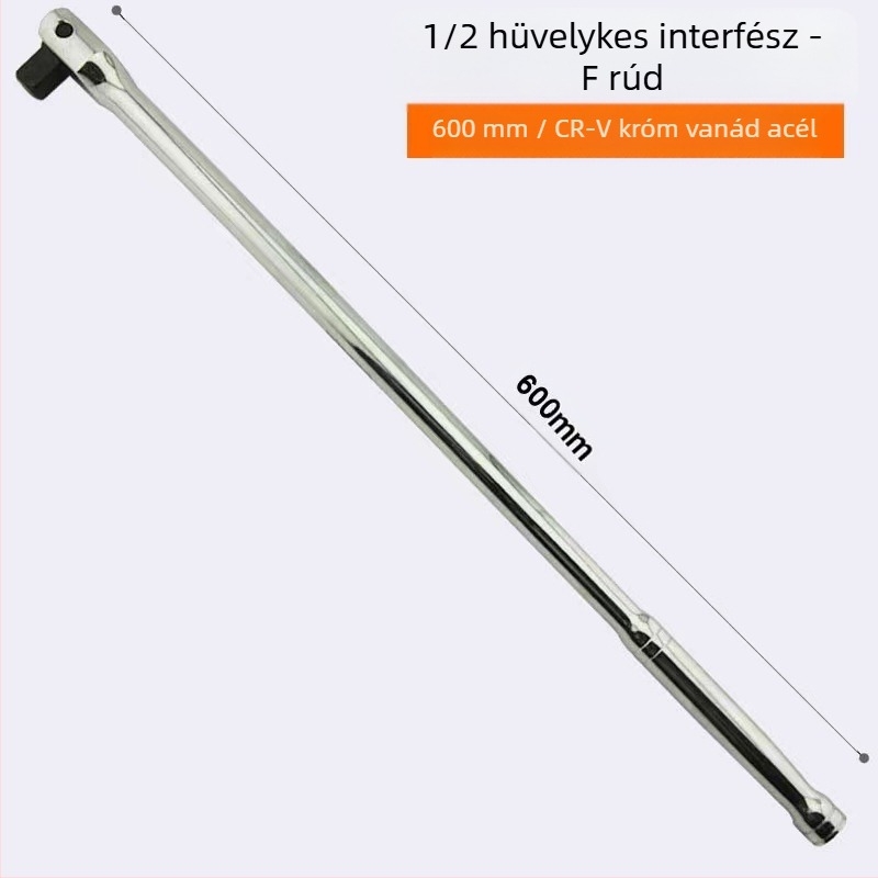 Socket wrench hosszított univerzális csuklós kialakítás – Shengtuo szerszámacél, fényes krómozott felület, tömeg 1000