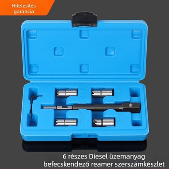 Dízel injektor bázis tisztító reamer készlet – 6/7/11 db; magas széntartalmú acél; tömeg 0,65 kg; univerzális felhasználás