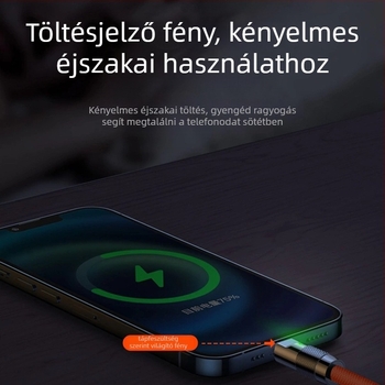 Xinyan Apple PD töltőkábel iPhone 14-hez – Több interfész: Lightning, USB-C, Micro USB, Mini USB; Szövött kábel, 120W gyors töltés