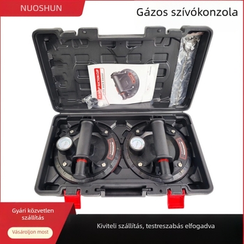 No Shun lítium-akkumulátoros vákuum szívókorong üveg- és csempekezeléséhez automatikus levegőfeltöltéssel