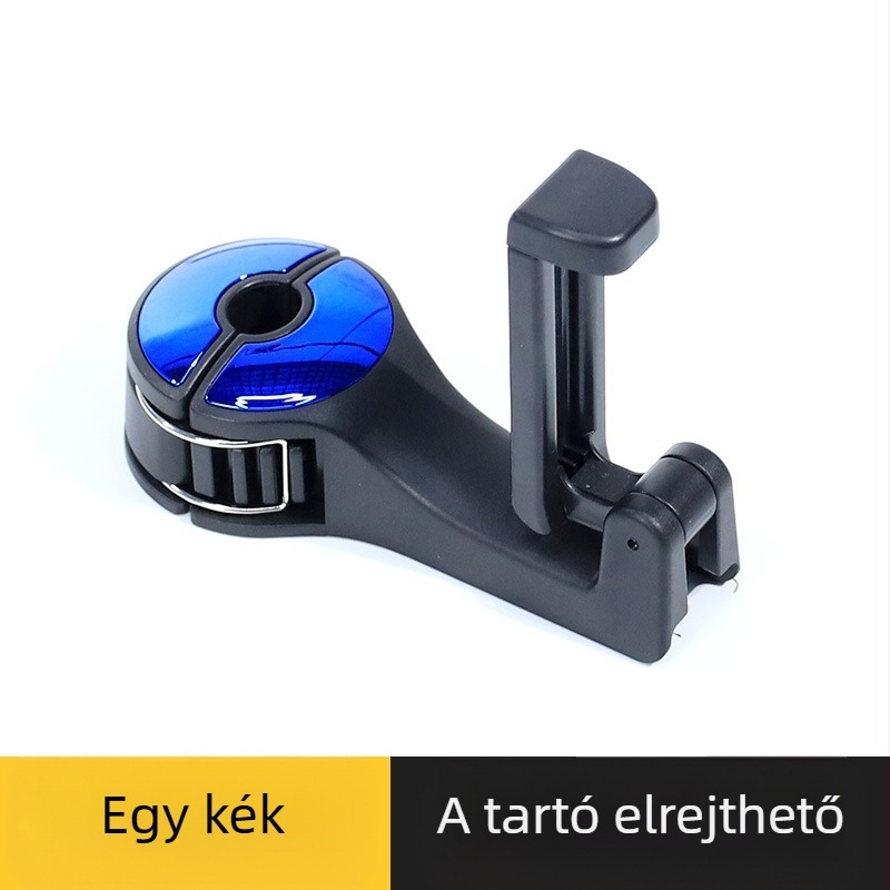 Hátsó üléshez rögzítő horog — telefon-tartóval, ABS anyagból — ABS (Márka: Shunwei; Modell: Car hook; Típus: Hook; Anyag: ABS; Logó nyomtatva: OK)