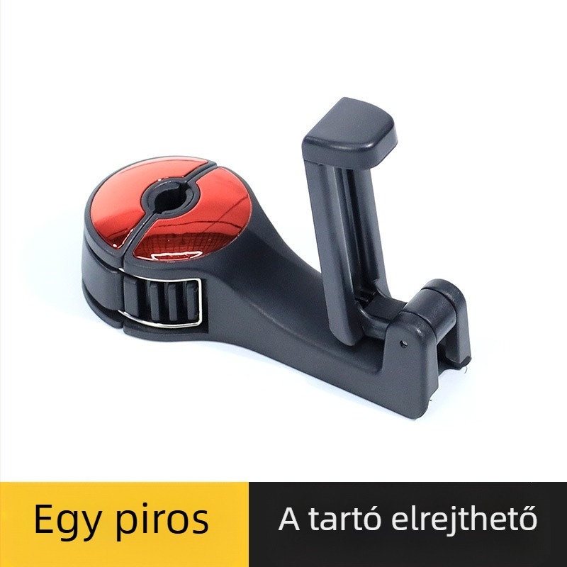 Hátsó üléshez rögzítő horog — telefon-tartóval, ABS anyagból — ABS (Márka: Shunwei; Modell: Car hook; Típus: Hook; Anyag: ABS; Logó nyomtatva: OK)