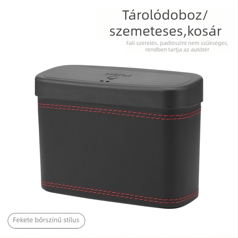 Autóba való szemetes, bőr, Chiefs, ajtóra akasztva, vízálló, logó nyomtatás