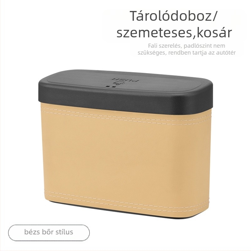 Autóba való szemetes, bőr, Chiefs, ajtóra akasztva, vízálló, logó nyomtatás