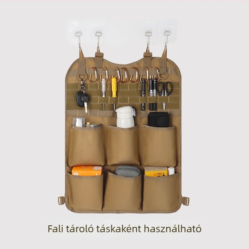 Autóülés hátsó tárolótáska — multifunkcionális belső szervező, szövet, testreszabható, magáncímkével licencelhető