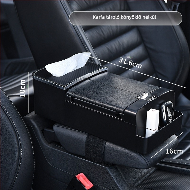 Autóba való szalvétadoboz és kartámasz rendező — műanyag, középső első üléshez használható, testreszabható, 3–5 év élettartam, Eredet: Jinhua, Zhejiang