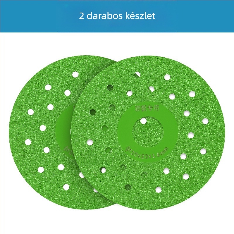 Gyémánt csiszoló korong kerámia burkolólapokhoz – 45°-os éltisztítás, ferde vágás, élkezelés, Nano párna