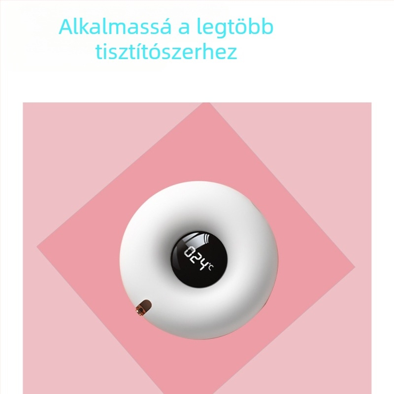 Intelligens szappanadagoló habosítóval, műanyag test, indukciós működés, infravörös érzékelő, IPX3, érzékelési távolság 10–30 mm