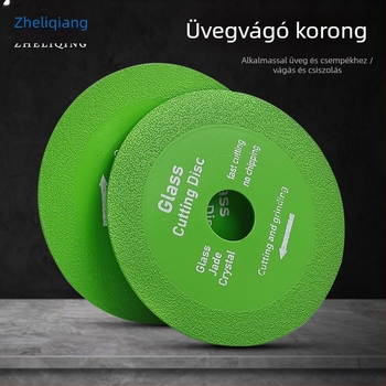 Gyémánt vágókorong kerámia és csempe vágásához, jade és kristályüveg polírhoz, márka Zhe liqiang