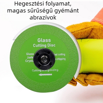 Gyémánt vágókorong kerámia és csempe vágásához, jade és kristályüveg polírhoz, márka Zhe liqiang