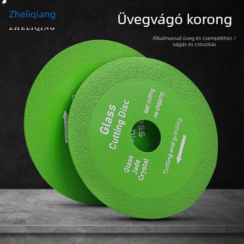 Gyémánt vágókorong kerámia és csempe vágásához, jade és kristályüveg polírhoz, márka Zhe liqiang