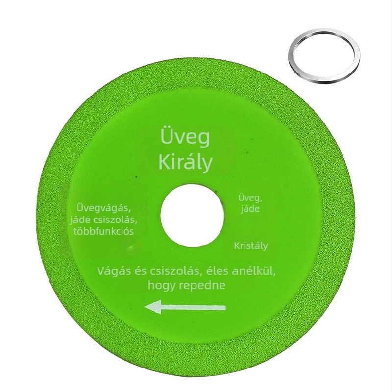 Gyémánt vágókorong kerámia és csempe vágásához, jade és kristályüveg polírhoz, márka Zhe liqiang