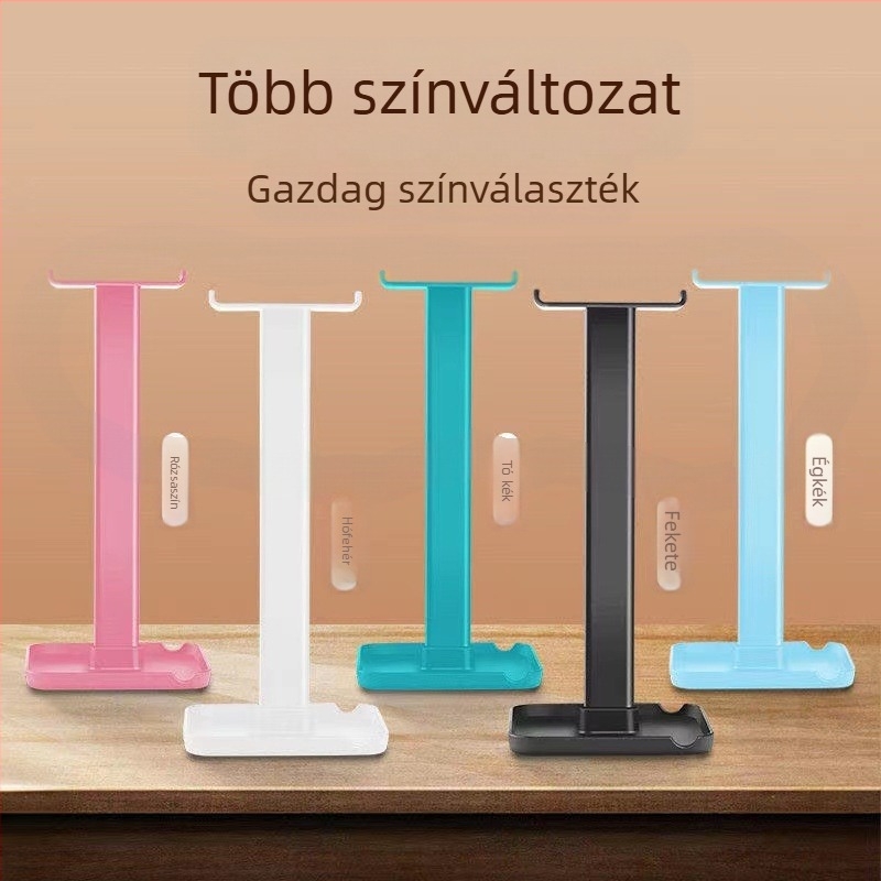Asztali állvány fejhallgatók, telefonok és táblagépekhez – Bracket z1 modell, OEM feldolgozás, 1 év garancia