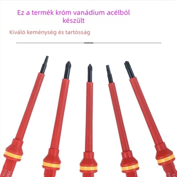 Izolált 13-darabos csavarhúzó készlet – króm-vanádium acél, Pengye Hardware, Modell 6136