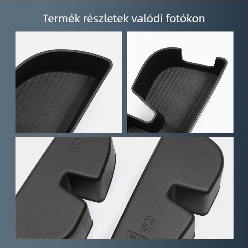 Autó ajtó rekesz tárolóedény, TPE anyagból, BYD kompatibilis, ülés-típusú szerelés, nyomásálló (TPE • BYD • autóajtó rekesz • ülés-típusú szerelés • nyomásálló)
