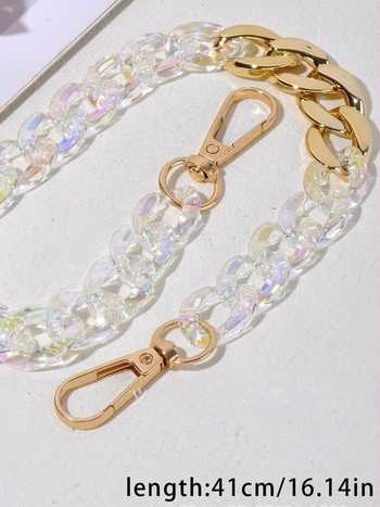 Akril táskákhoz való akasztó lánc – DIY ékszer kiegészítők, telefonhoz és kulcstartóhoz