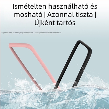 Szilikon belső visszapillantó védőburkolat Tesla Model 3/Y-hoz, tükrön védőfedél, logónyomtatás