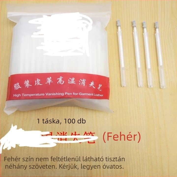 Magas hőmérsékletű eltűnő tollhoz való töltő – bőrre és textilre, 1.0 mm szálvastagság, műanyag, ipari jelölés